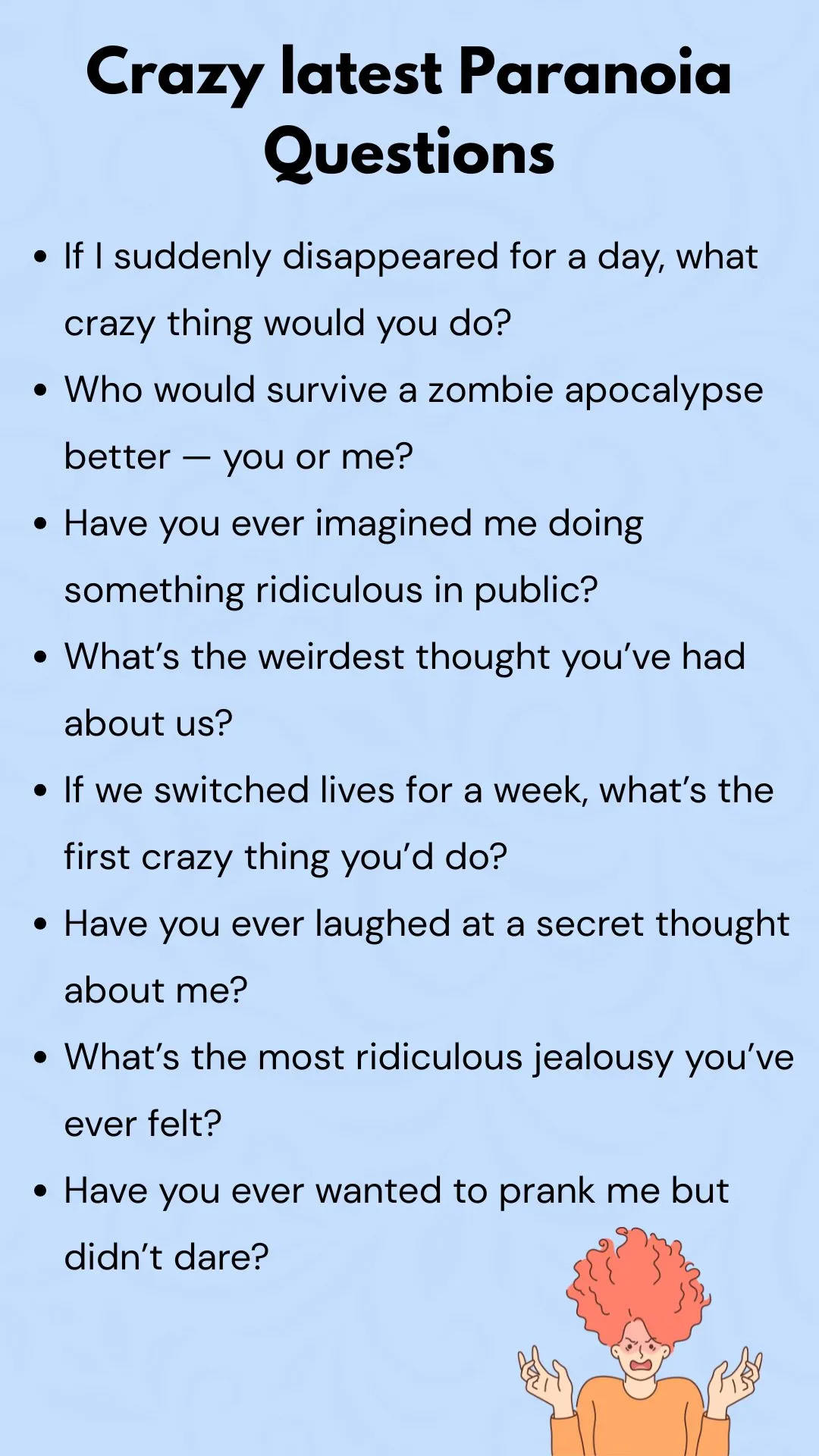 Crazy Latest Paranoia Questions Couples Hd 2025 2026